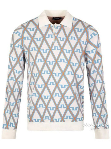 BENNY Knit Shirt Men s Golf Sweater Little Boy Blue AMKW09403 - J.LINDEBERG - BALAAN 1