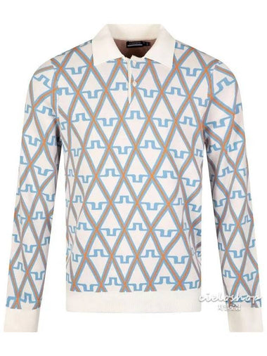 BENNY Knit Shirt Men s Golf Sweater Little Boy Blue AMKW09403 - J.LINDEBERG - BALAAN 1