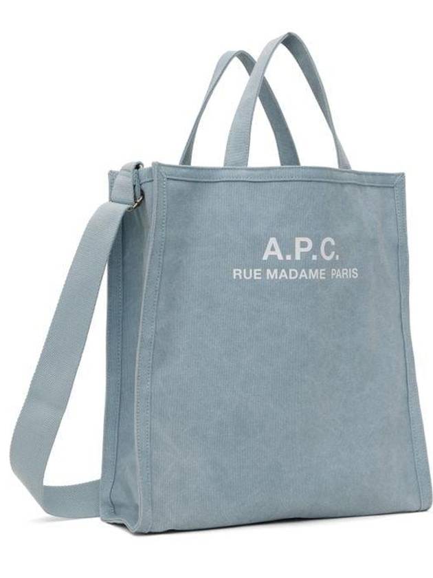 Recuperation Canvas Tote Bag Blue - A.P.C. - BALAAN 3