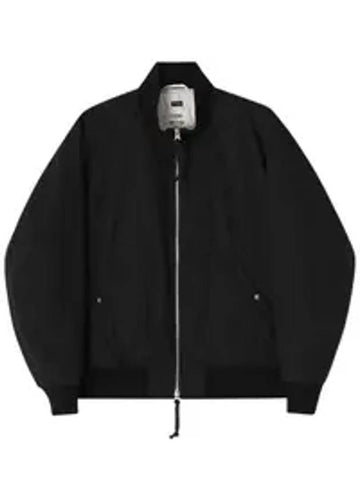 Insulation Varsity Bomber Jacket Black - NANAMICA - BALAAN 1