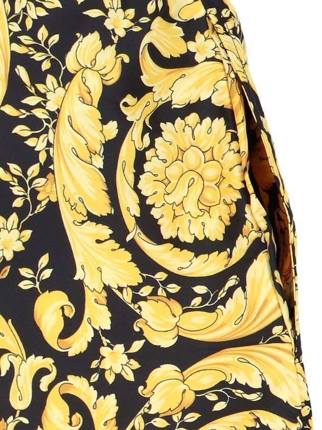 Barocco Print Swim Shorts Yellow - VERSACE - BALAAN 5