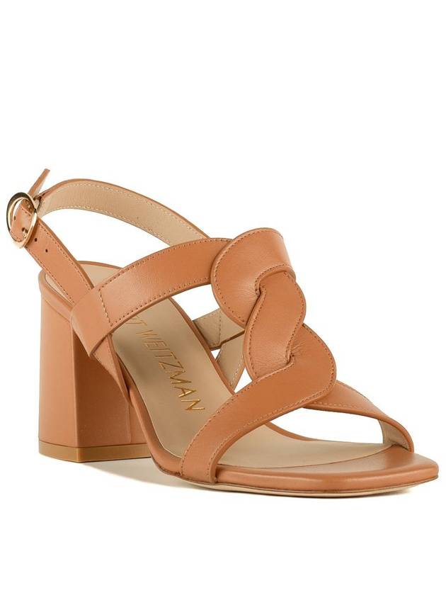 Stuart Weitzman Ibiza 75 Slingback Brown - STUART WEITZMAN - BALAAN 3