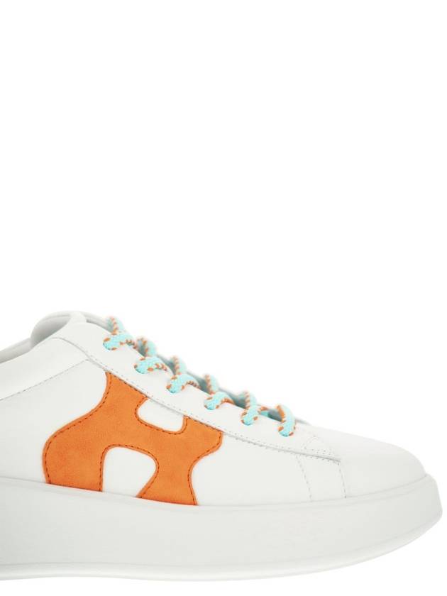 Sneakers HXW5640DN61N4O0SU9 WHITE LIGHT BLUE ORANGE - HOGAN - BALAAN 7