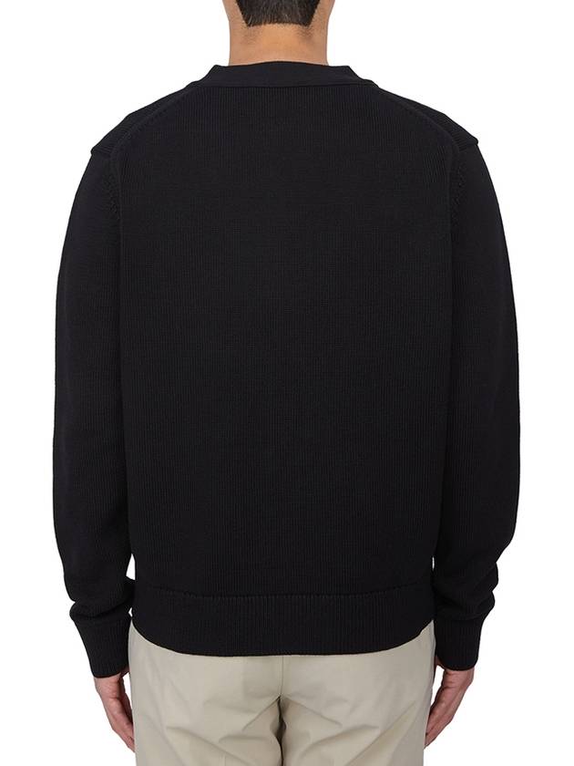 V-Neckline Cardigan Black - ACNE STUDIOS - BALAAN 4