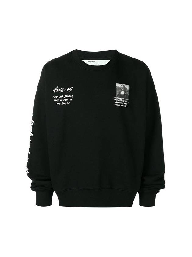 Mona Lisa Printing Logo Sweatshirt - OFF WHITE - BALAAN.