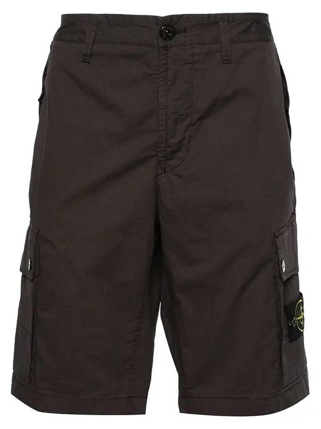 Wappen Cargo Bermuda Shorts Drak Grey - STONE ISLAND - BALAAN 2