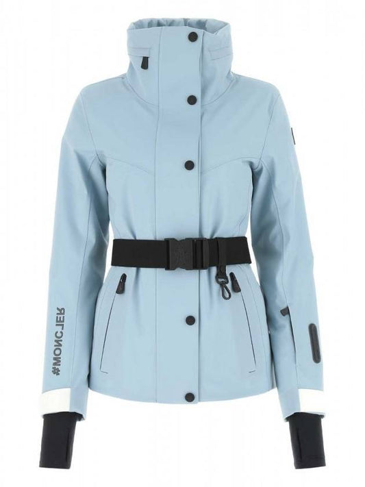 HAINET Ski Jacket Sky Blue - MONCLER - BALAAN.