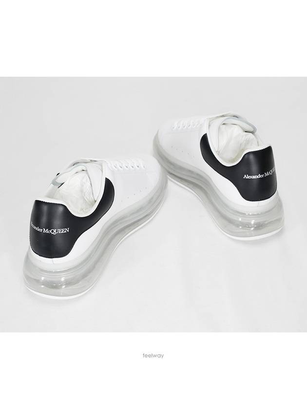 Air Oversole Low Top Sneakers Black White - ALEXANDER MCQUEEN - BALAAN 5