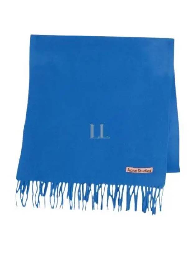 Fringe Wool Muffler Blue CA0210AAN - ACNE STUDIOS - BALAAN 2