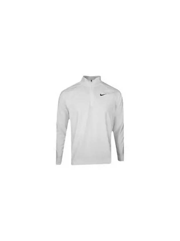 Golf Dri-Fit ADV Tour Half Zip Long Sleeve T-Shirt White - NIKE - BALAAN 2