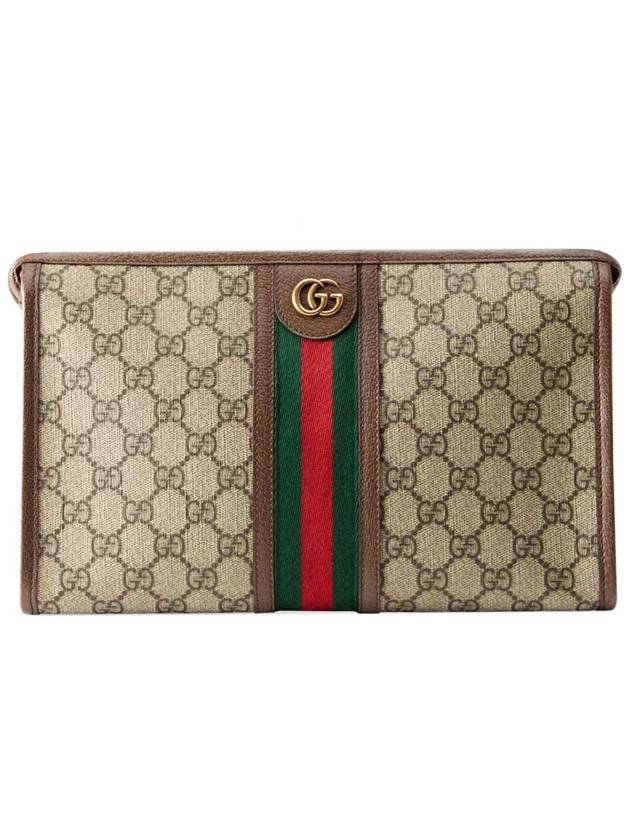 Ophidia GG Clutch Bag Beige Ebony - GUCCI - BALAAN 2