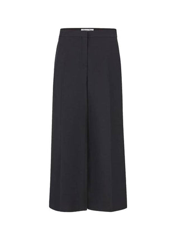 Wool Silk Crop Pants Black - DIOR - BALAAN 1