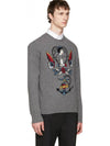 Tattoo intarsia cashmere knit NV3KC21Y4HJ 080 - VALENTINO - BALAAN 3