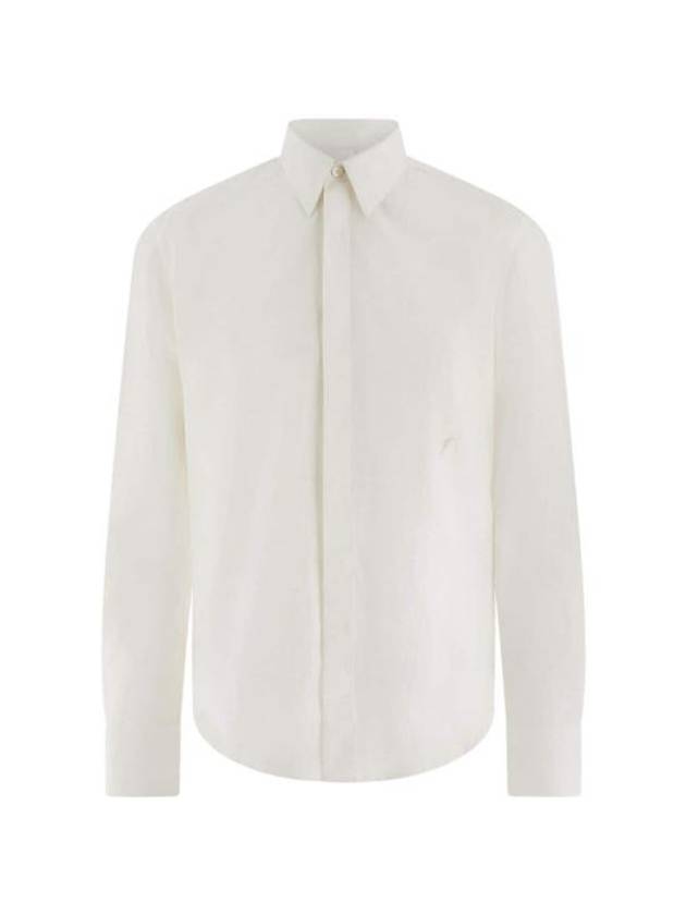 24FW long sleeve shirt 143976 0776070 BIANC - SALVATORE FERRAGAMO - BALAAN 1