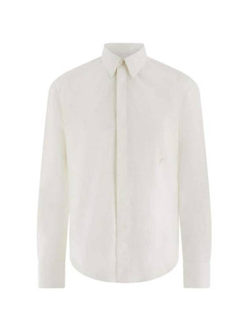 24FW long sleeve shirt 143976 0776070 BIANC - SALVATORE FERRAGAMO - BALAAN 1