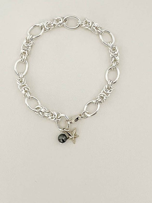 Twiddle Knot Silver Chain Bracelet - ELYONA - BALAAN 1