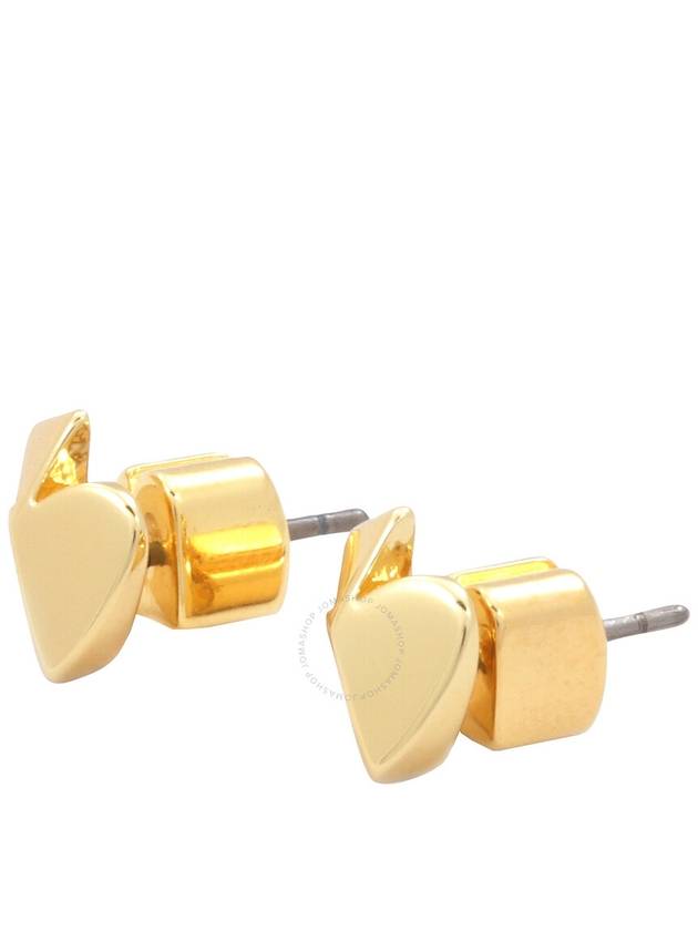 Kate Spade Gold Legacy Logo Spade Studs - KATE SPADE - BALAAN 3