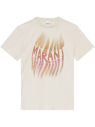 Isabel Marant Étoile Zoeline Printed T-Shirt Clothing - ISABEL MARANT ETOILE - BALAAN 1