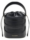 The Rise Leather Bucket Bag Black - ALEXANDER MCQUEEN - BALAAN 2