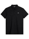 Men's Duff Regular Polo Shirt Black - J.LINDEBERG - BALAAN 2