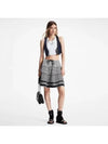 Mixed Stripe Tiered Mini Skirt 1ABCU4 - LOUIS VUITTON - BALAAN 1