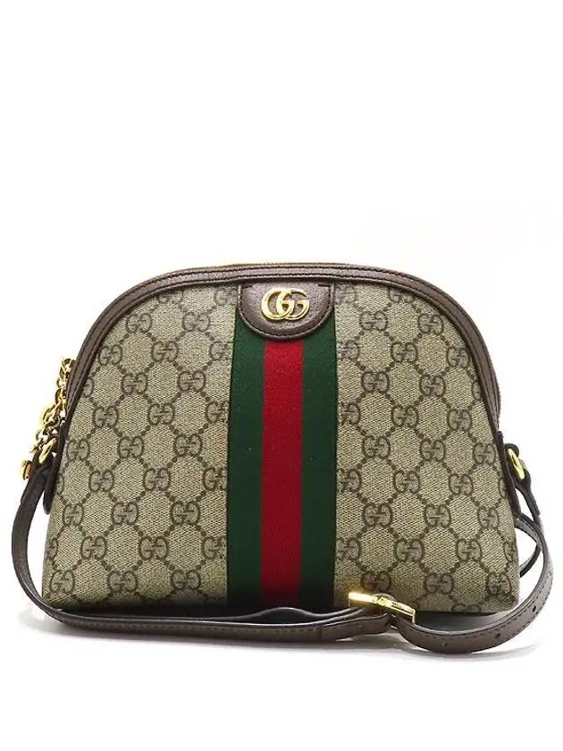 499621 Web Stripe Detail Gold Double G Ophidia Cross Bag - GUCCI - BALAAN 2