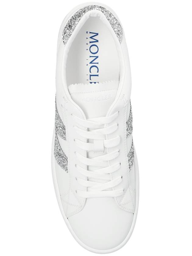 Monaco M Trainer Glitter Embellished Low Top Sneakers White - MONCLER - BALAAN 7