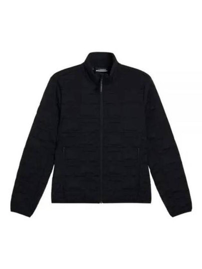 High Neck Quilted Zip-Up Jacket Black - J.LINDEBERG - BALAAN 2