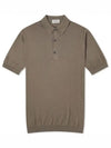 Adrian Cotton Polo Shirt Brown - JOHN SMEDLEY - BALAAN 2