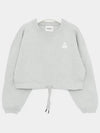 Margo Logo Crop Sweatshirt Light Blue - ISABEL MARANT - BALAAN 2