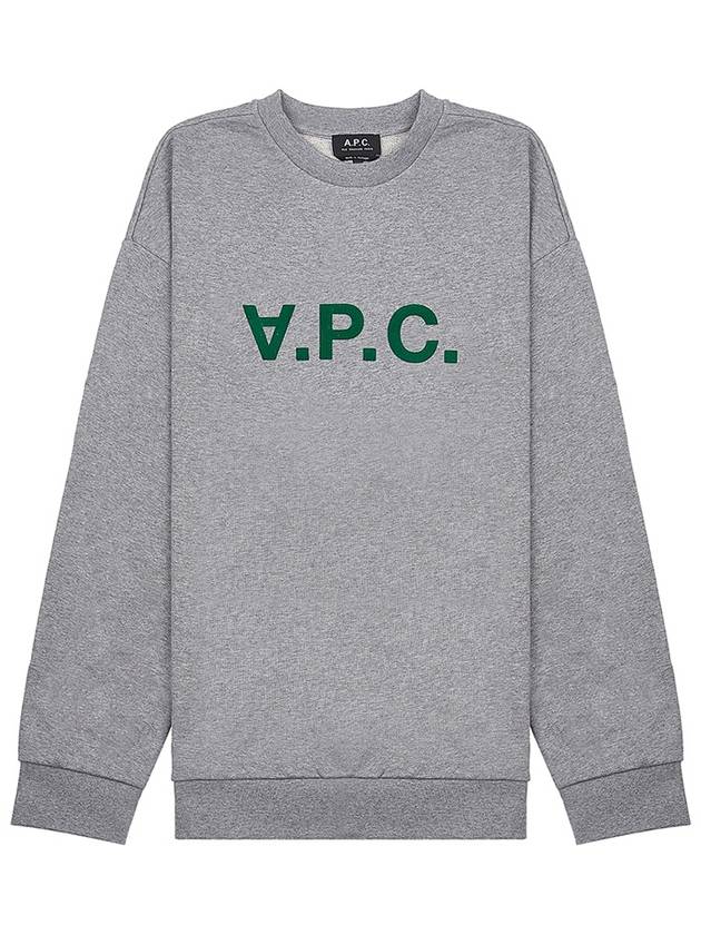 Eliot Logo Sweatshirt Grey - A.P.C. - BALAAN 11