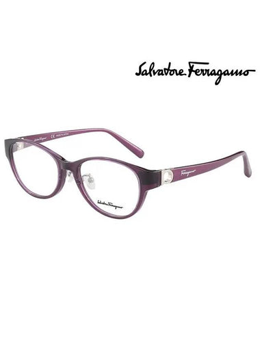 Eyewear Oval Eyeglasses Pink - SALVATORE FERRAGAMO - BALAAN 1