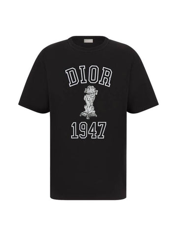 Barbie 1947 Casual Fit Short Sleeve T-Shirt Black - DIOR - BALAAN 1