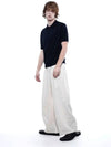 Women s LTWP OT Linen Two Tuck Wide Pants Oatmeal - CHANCE'S NOI - BALAAN 8