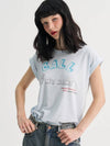 Call Linen Cuffed Summer T Shirt Sky Blue - SORRY TOO MUCH LOVE - BALAAN 1