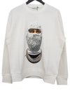 NUS20241 081 Mask Sweatshirt White - IH NOM UH NIT - BALAAN 1