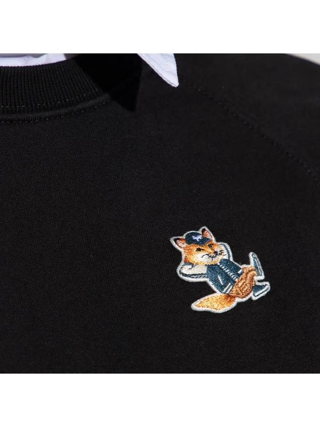 Women's Dressed Fox Patch Adjusted Sweatshirt Black - MAISON KITSUNE - BALAAN 4