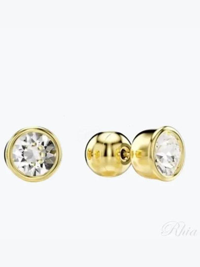 Imber Crystal Stud Earrings Gold - SWAROVSKI - BALAAN 2