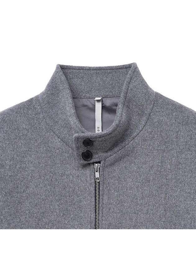 Wool Herrington Blouson Gray - NOIRER - BALAAN 5