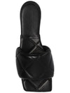 Women's Rubber Lido Mule Black - BOTTEGA VENETA - BALAAN 5