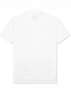 Men's Black Heart Waffen Short Sleeve Polo Shirt White - COMME DES GARCONS - BALAAN 4