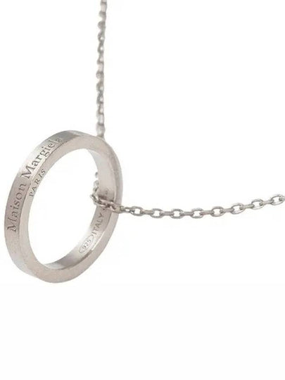 Ring Pendant Necklace Silver - MAISON MARGIELA - BALAAN 2