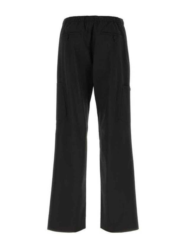 Straight Pants PMCA157R24FAB001 1010 Black - PALM ANGELS - BALAAN 1