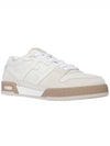 Match FF Logo Low Top Sneakers White - FENDI - BALAAN 3