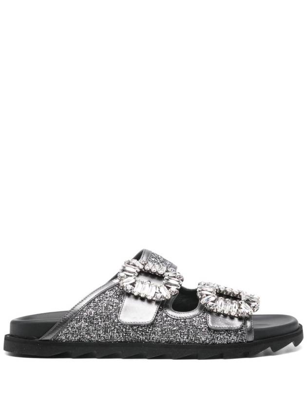 Roger Vivier Sandals Grey - ROGER VIVIER - BALAAN 1