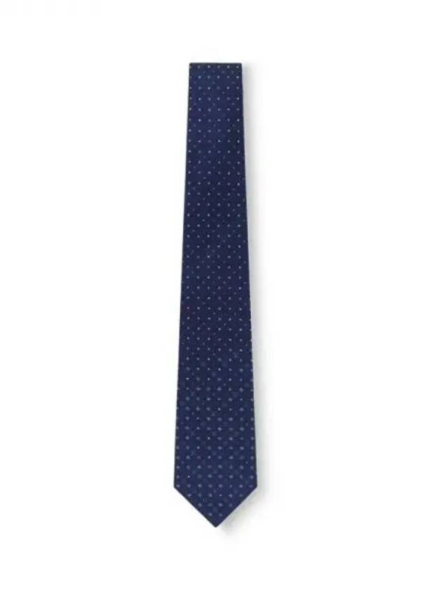 Men's Monogram Gradient Dot Tie Navy - LOUIS VUITTON - BALAAN 2