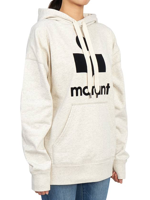 Mansell SW0001FA A1M07E 23EC Women's Hooded Long Sleeve Sweatshirt Oversized Fit - ISABEL MARANT - BALAAN 3