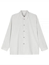 Pleated Long Sleeve Shirt White - ISSEY MIYAKE - BALAAN 2