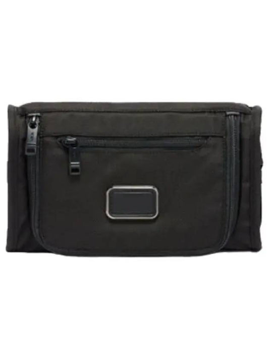 Alpha Travel Kit Black Pouch Bag - TUMI - BALAAN 1