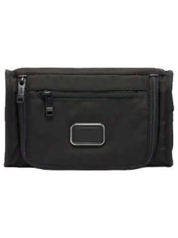 Alpha Travel Kit Black Pouch Bag - TUMI - BALAAN 1